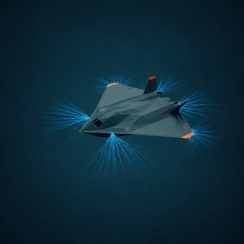 Radar cross-section & stealth simulation visualization