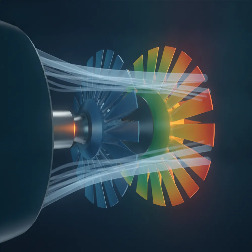 Turbomachinery & rotordynamics simulation visualization